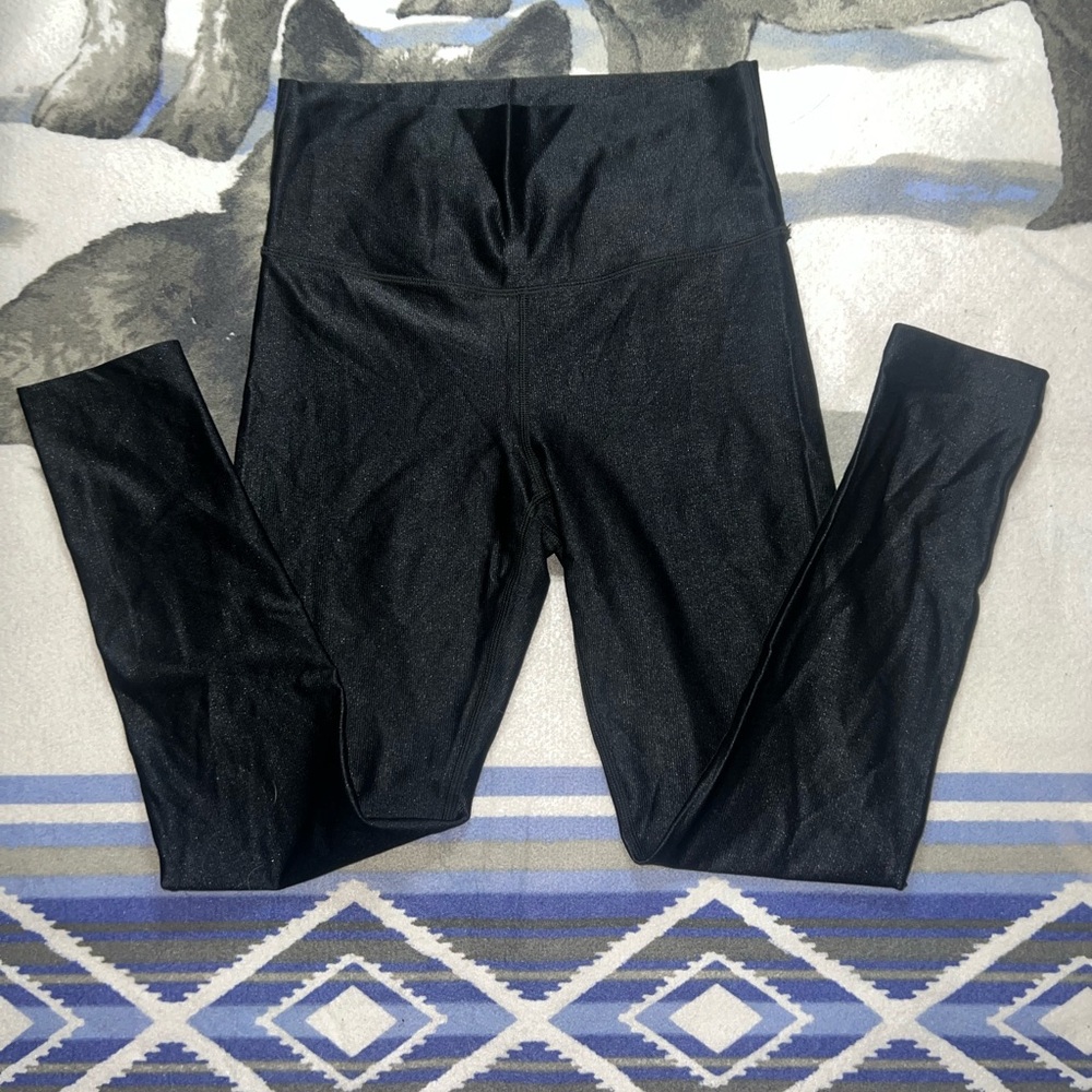 High-Waisted Black Leggings